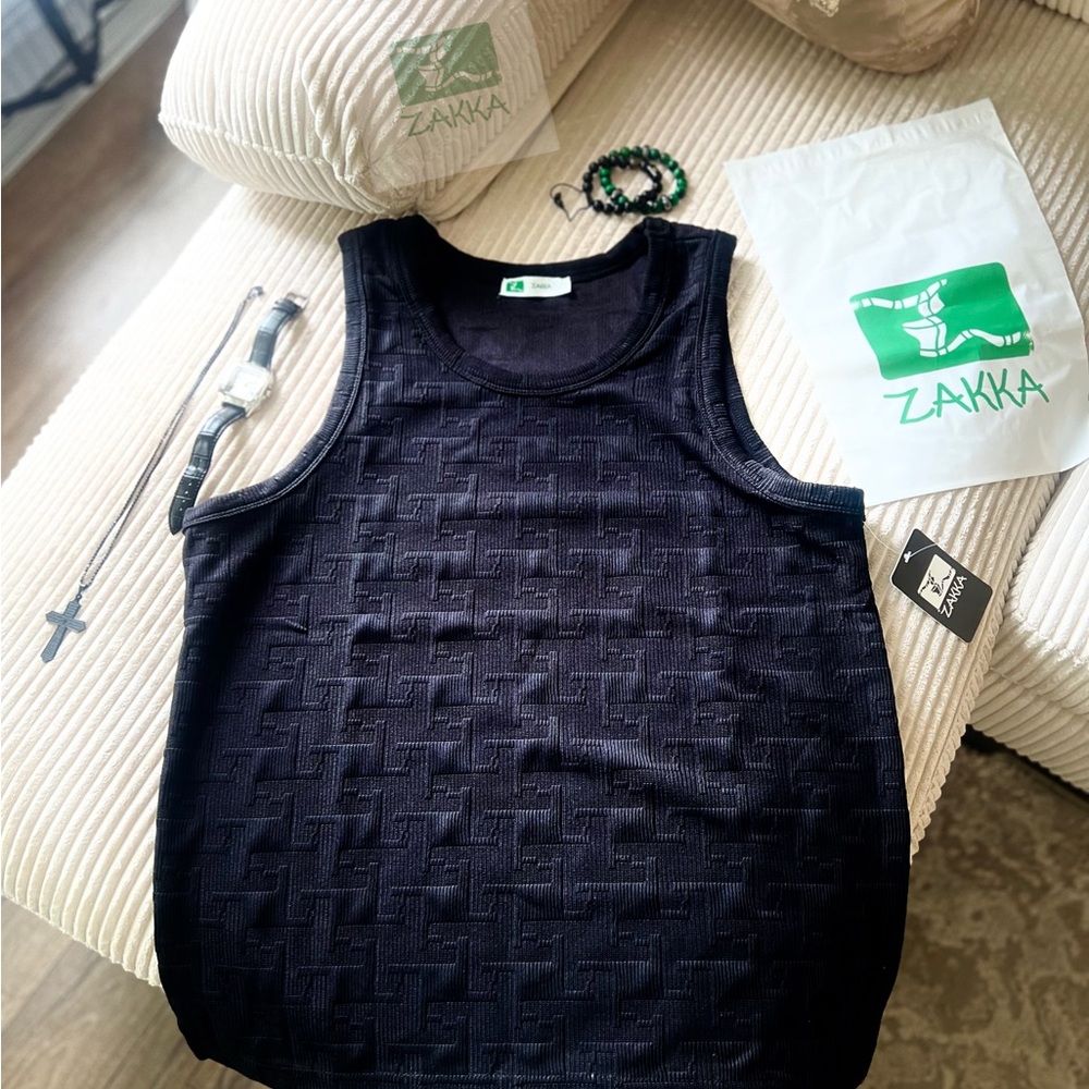 Black Men's Tank Top